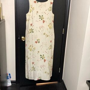 Talbots silk summer floral dress